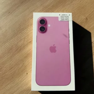Nowy! Telefon Apple Iphone 16 Plus 128 Gb Różowy. Plomby! + GW 12 MSC
