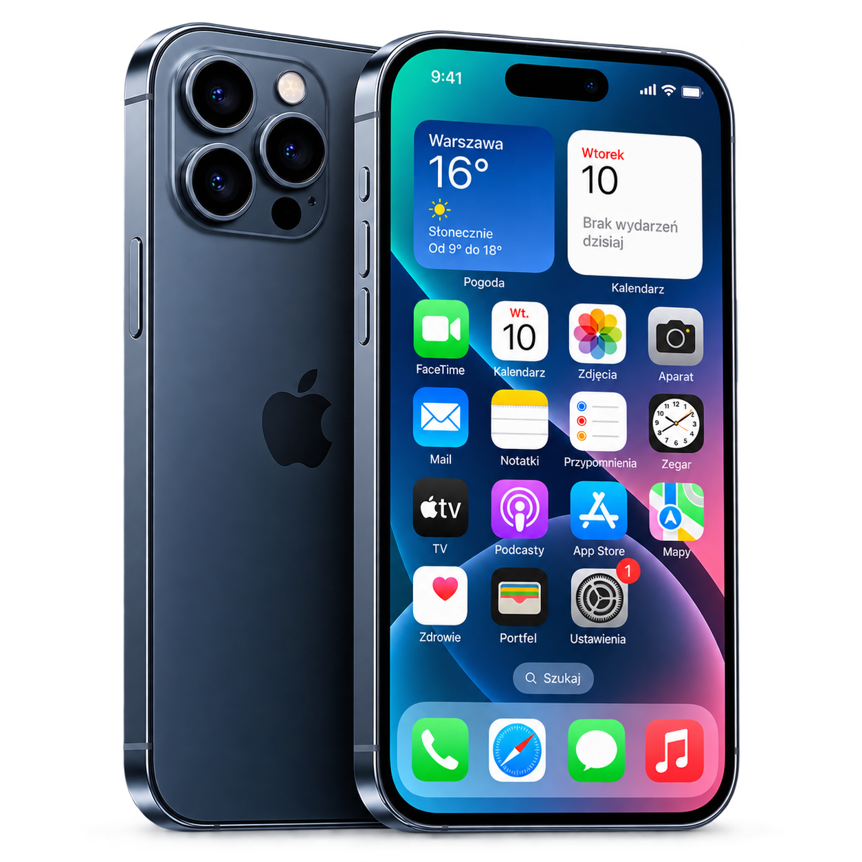 Telefon po konfiguracji systemu