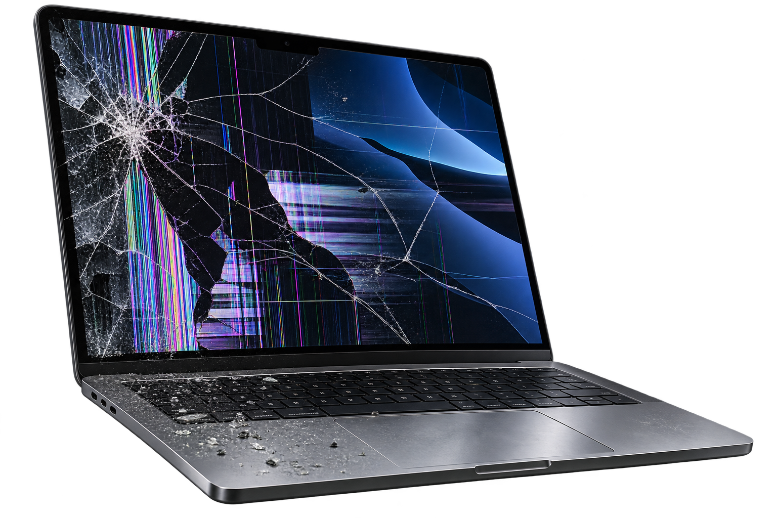 Uszkodzony laptop